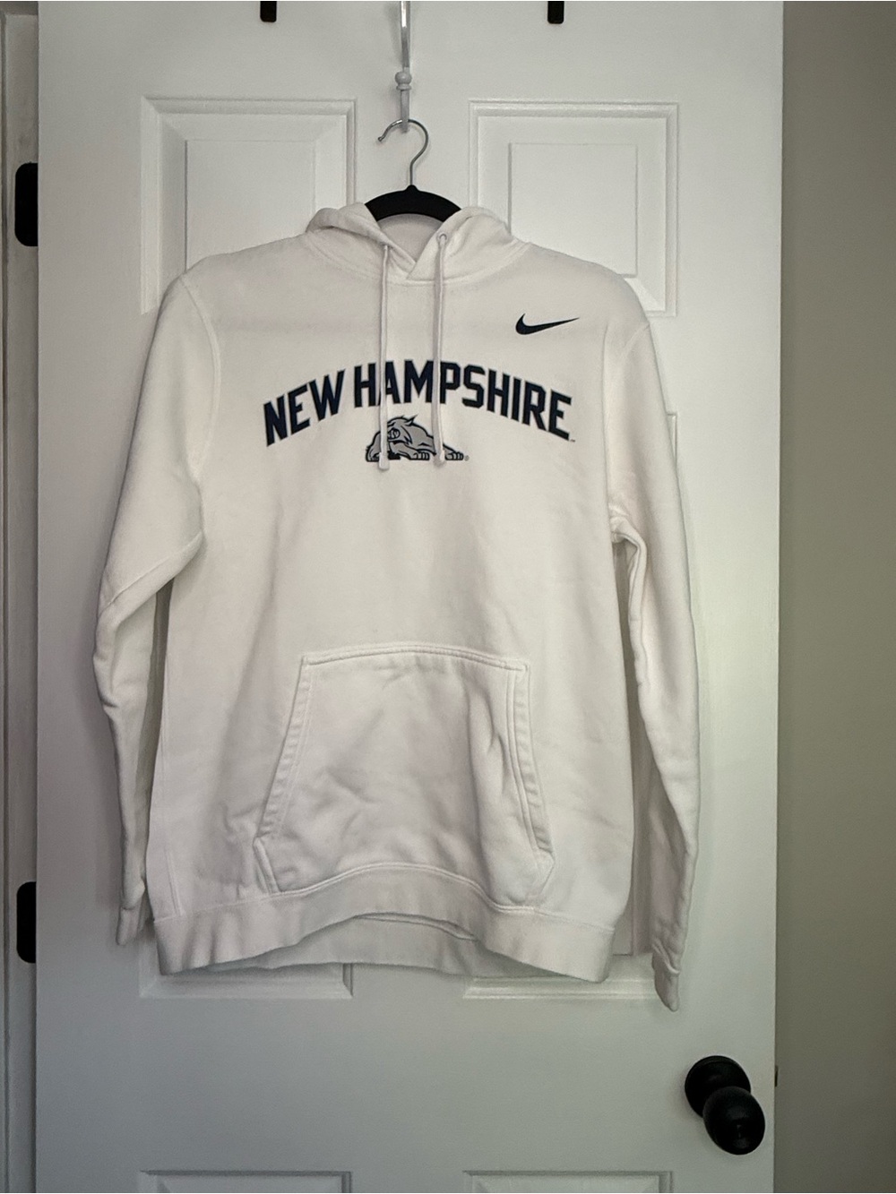 White New Hampshire Nike Hoodie